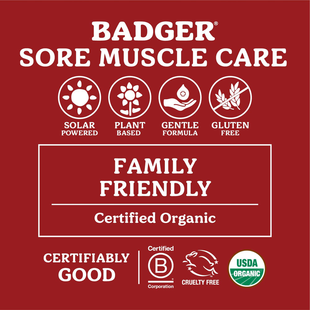 Badger Ginger Massage Oil ginger essence emphasizing aroma and glide.