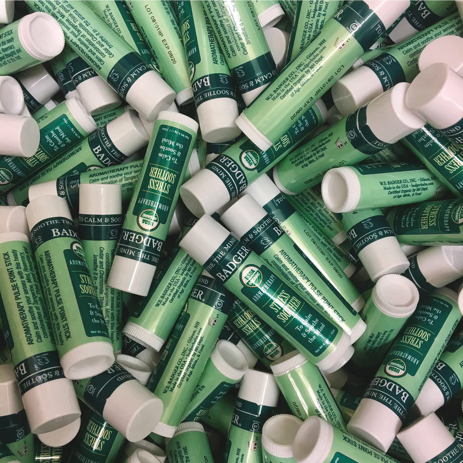 Badger Stress Soother Balm with cedarwood to help grounding