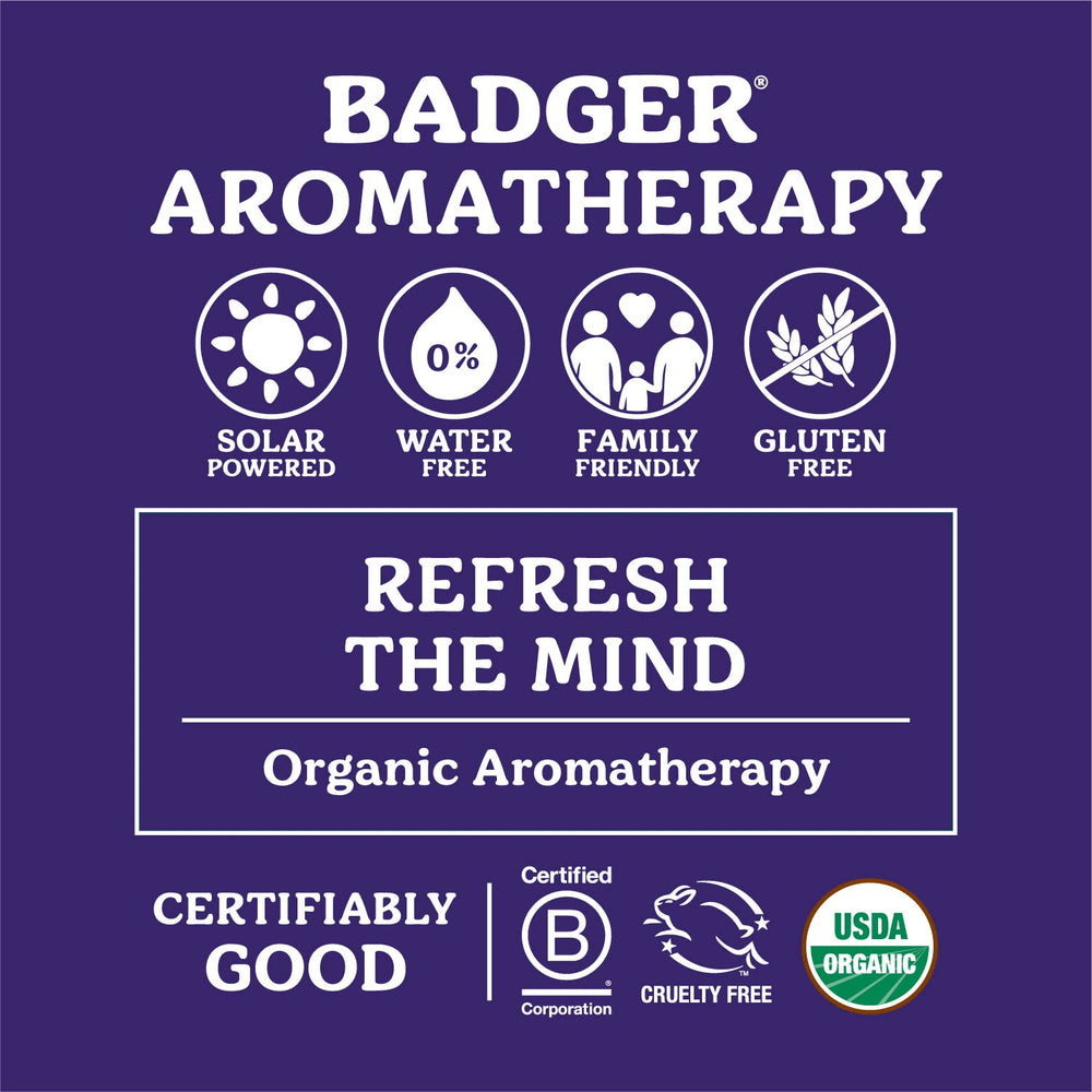 Badger Stress Soother Balm with tangerine to brighten mood