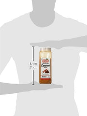Badia Pepper Cayenne jar closeup shows vibrant powder for rubs and marinades