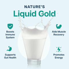 Baese Nutrition colostrum scoop for easy daily dosing.
