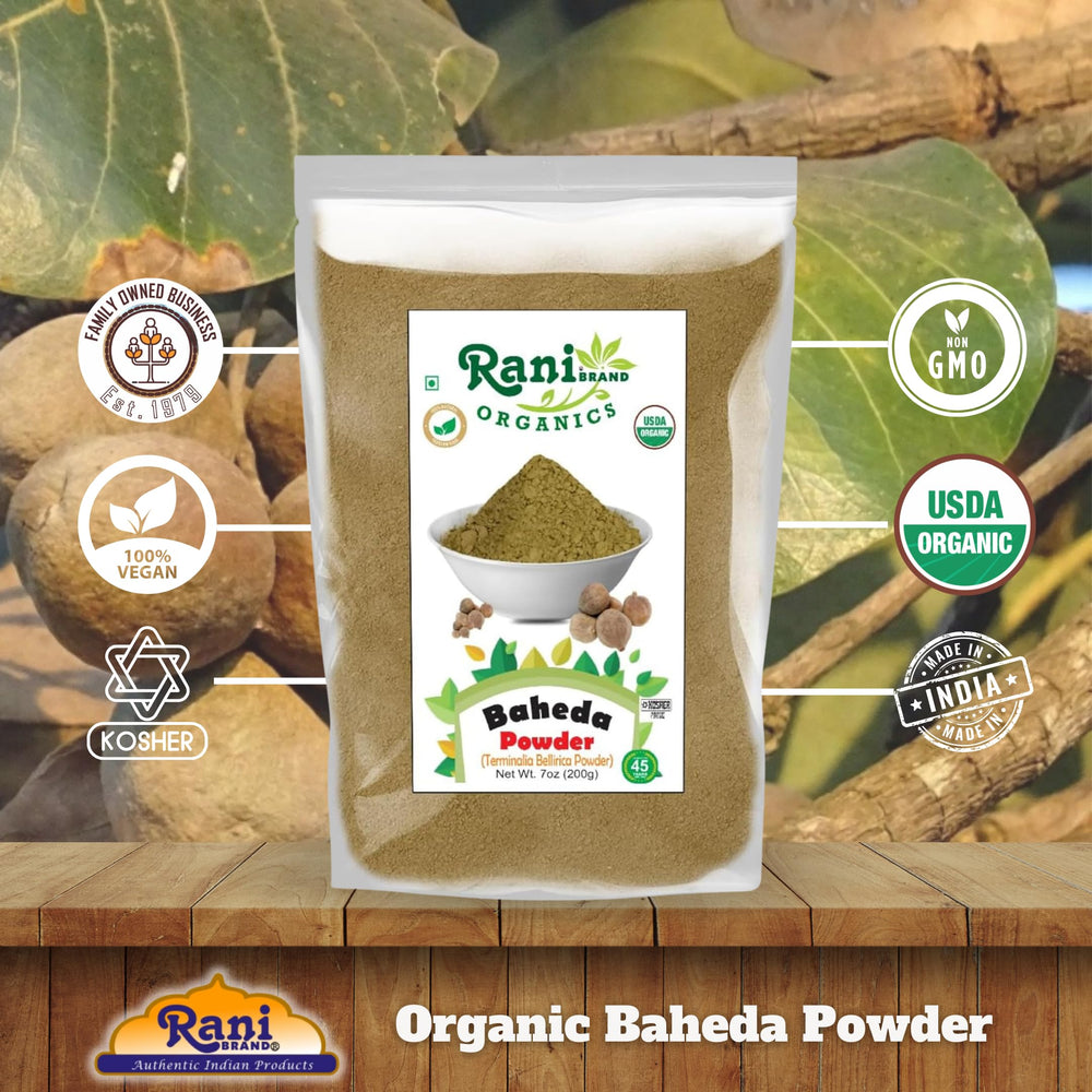 Baheda Powder with measuring spoon for easy daily use.