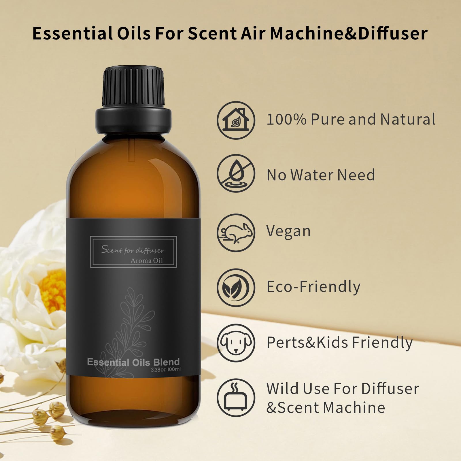 BAIESHIJI App settings for fragrance intensity and timing