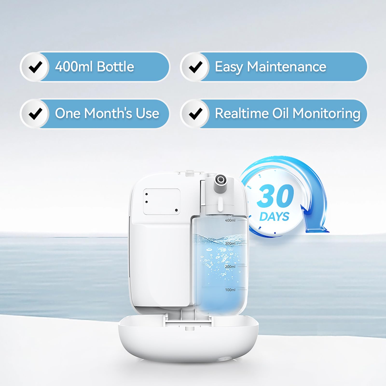 BAIESHIJI diffuser app control highlights Bluetooth connectivity and customization
