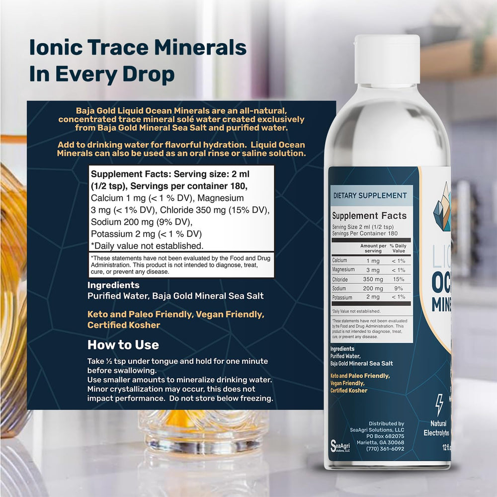 Baja Gold food and drink additive enriching recipes with minerals