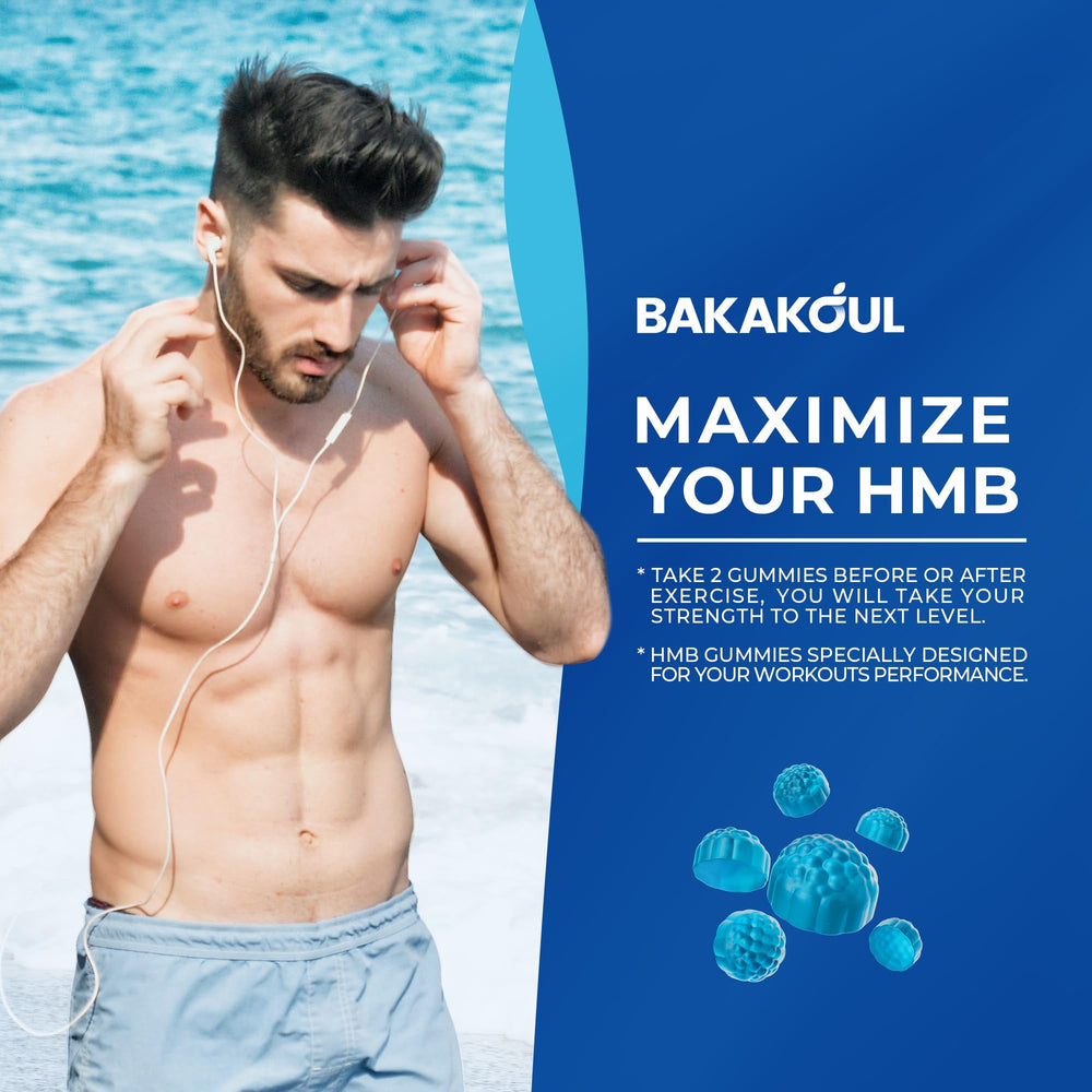 BAKAKOUL gummies with shaker for workout use