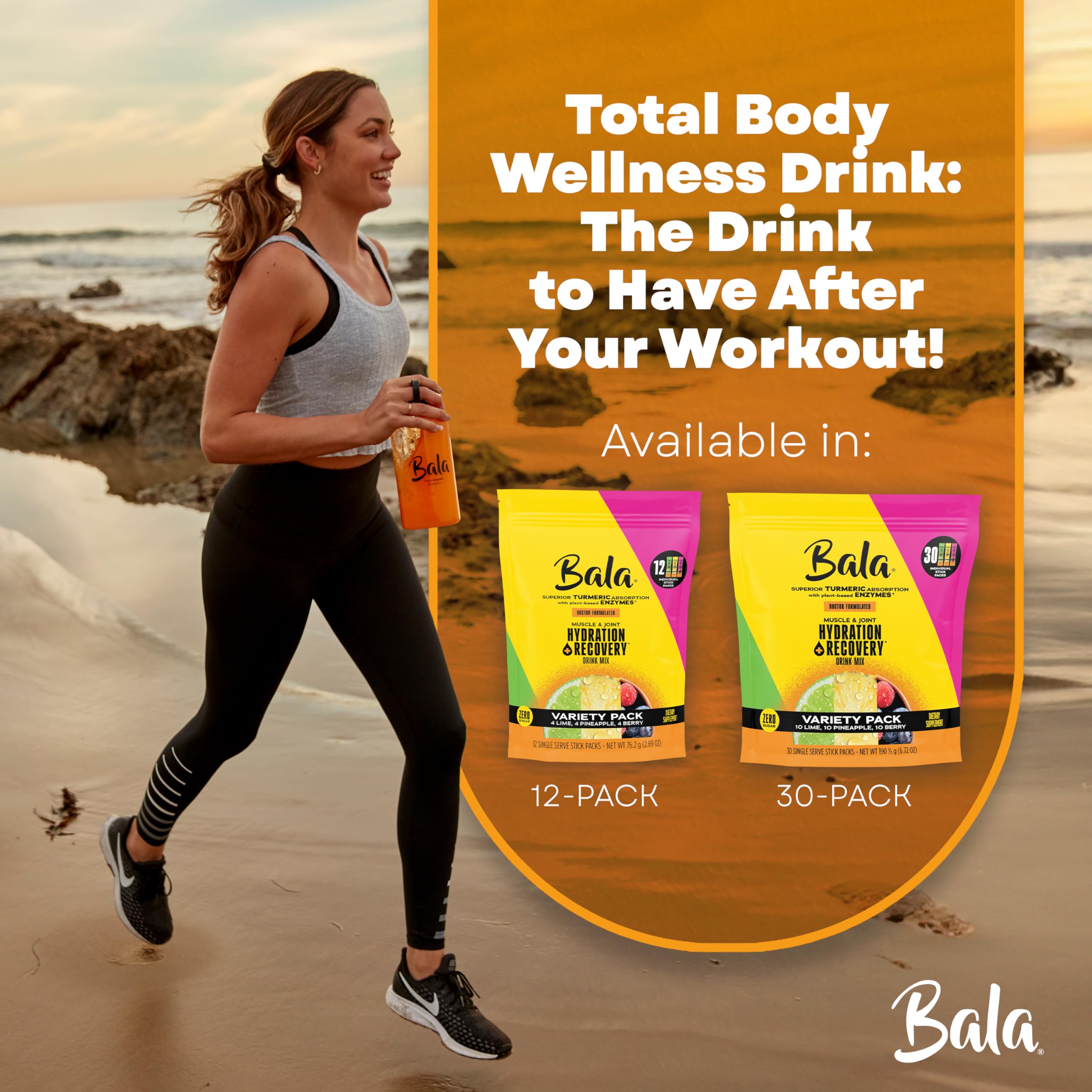 BALA electrolyte-boost stick supports balanced hydration during workouts.