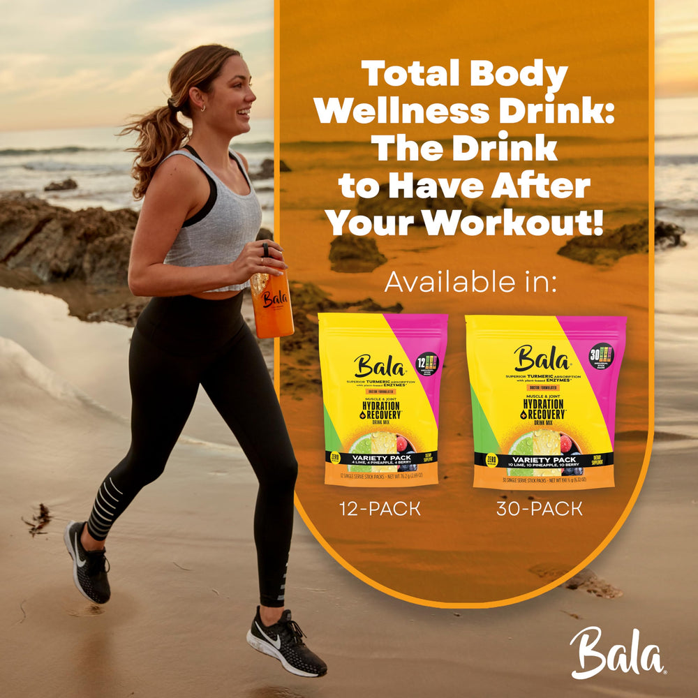 BALA electrolyte-boost stick supports balanced hydration during workouts.