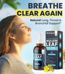Balance Bioliqua Mullein Drops coconut flavor close-up for easy dosing.