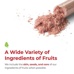 Balance of Nature Fruits ingredients list features aloe vera and berries.