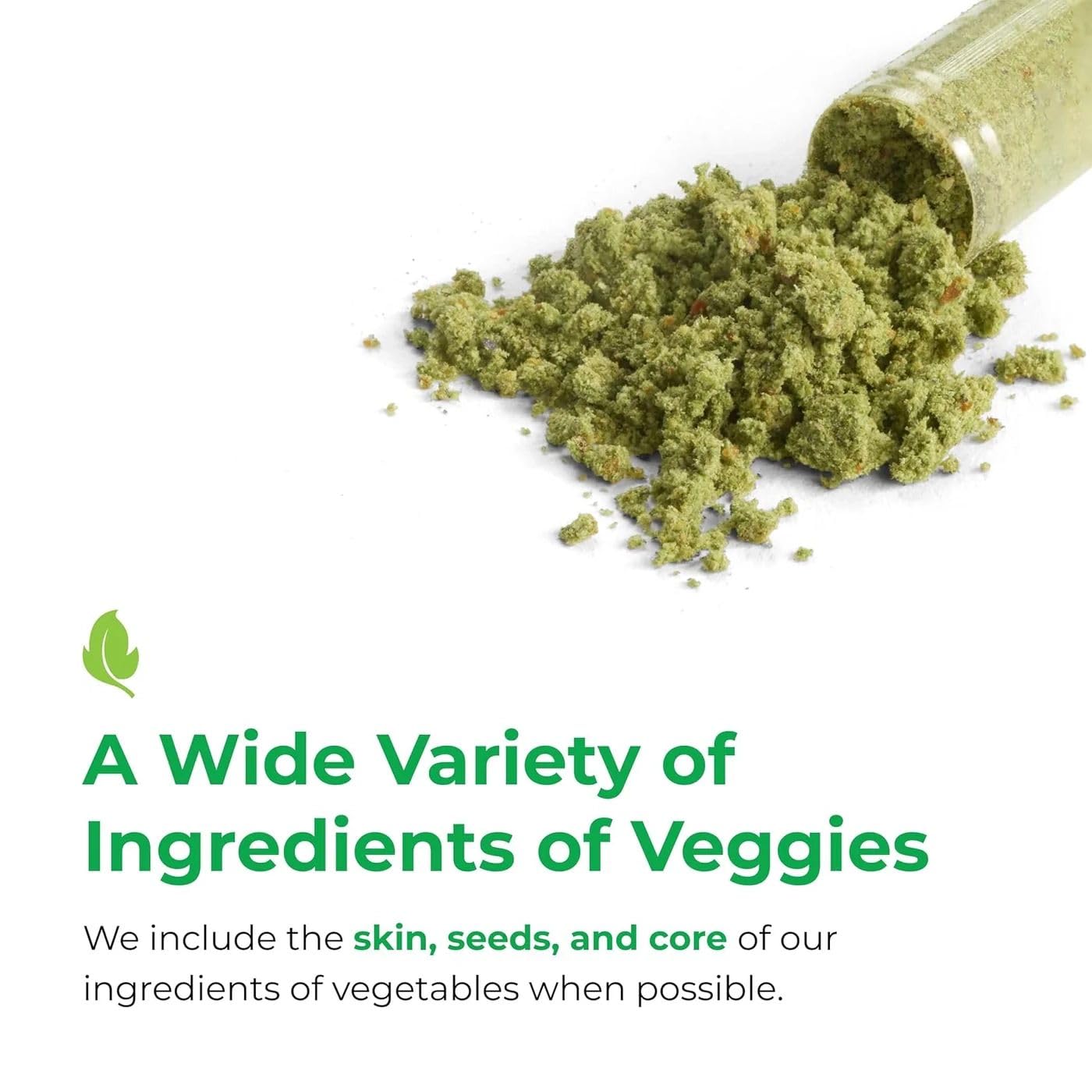 Balance of Nature Veggies label emphasizes gluten-free, vegan, and kosher options