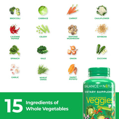 Balance of Nature Veggies powder processed by vacuum-cold method