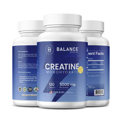 Balancebreens Creatine Monohydrate bottle front supports training energy