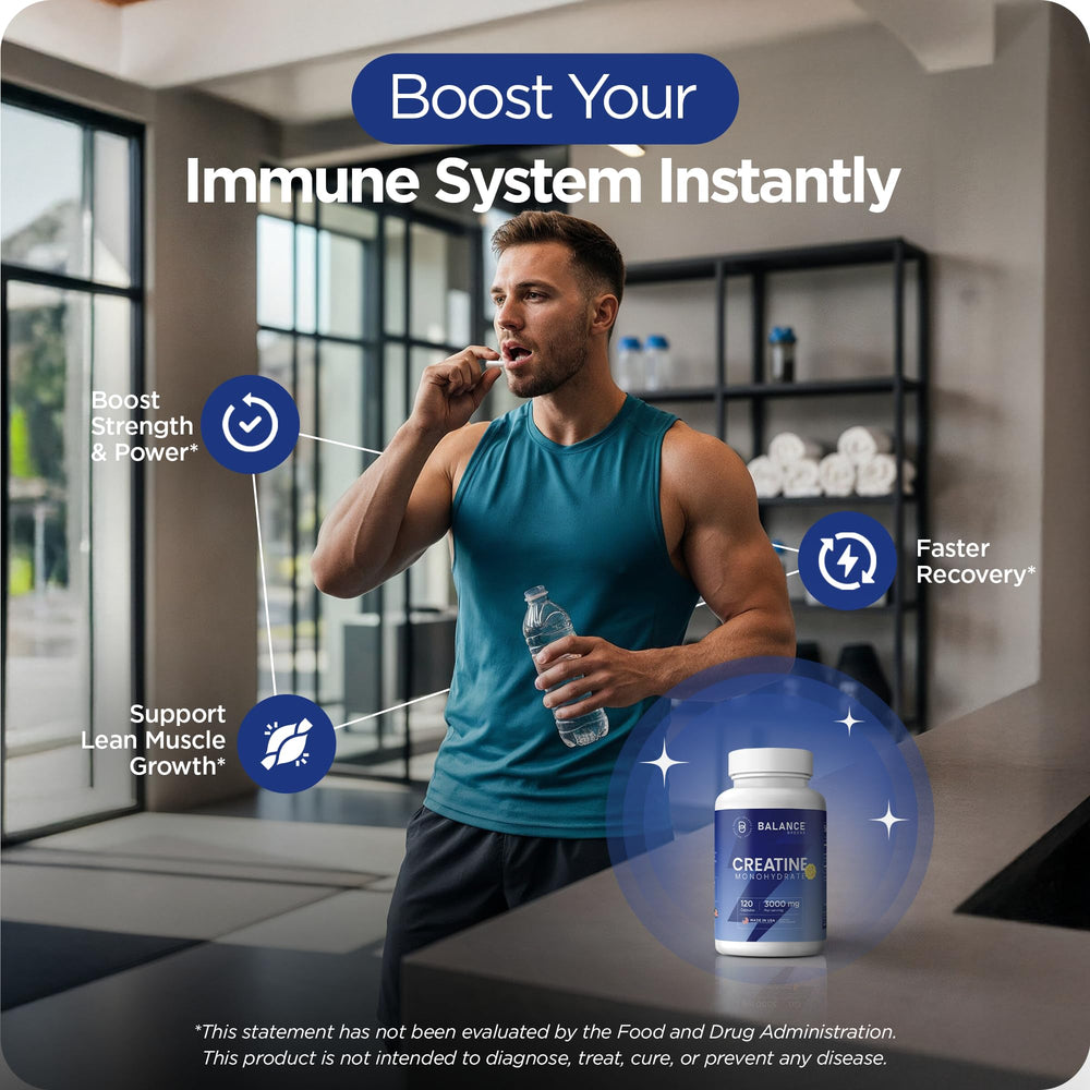 Micronized formula detail enhances mixability in Balancebreens Creatine Monohydrate