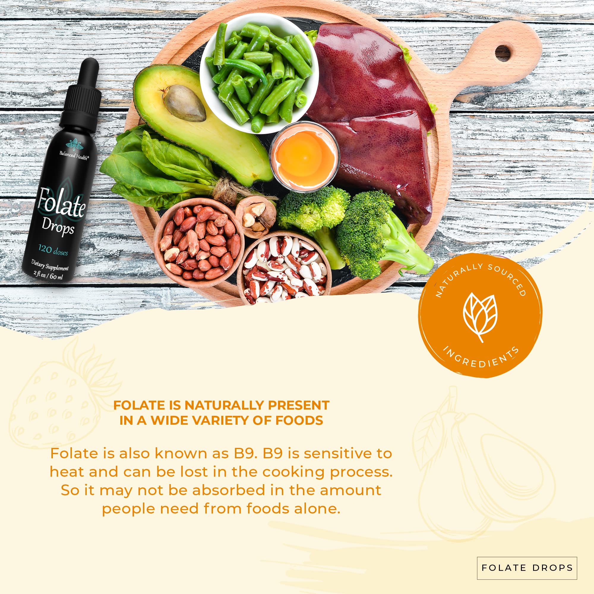 Balanced Health Folate Drops pack of 2 offers value and ongoing support.
