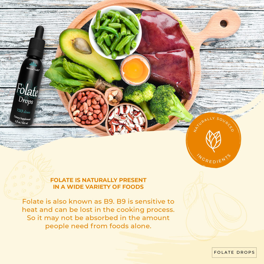Balanced Health Folate Drops pack of 2 offers value and ongoing support.