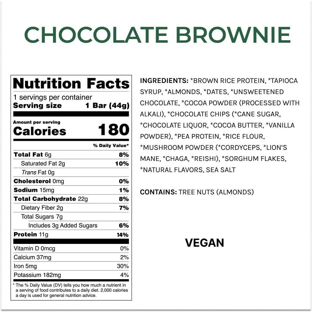 Balanced Tiger bar chocolate brownie closeup emphasizes rich texture and natural cassava sugar sweetness.