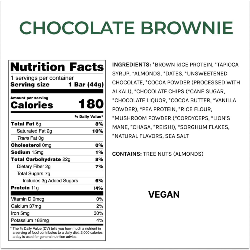 Balanced Tiger bar chocolate brownie closeup emphasizes rich texture and natural cassava sugar sweetness.