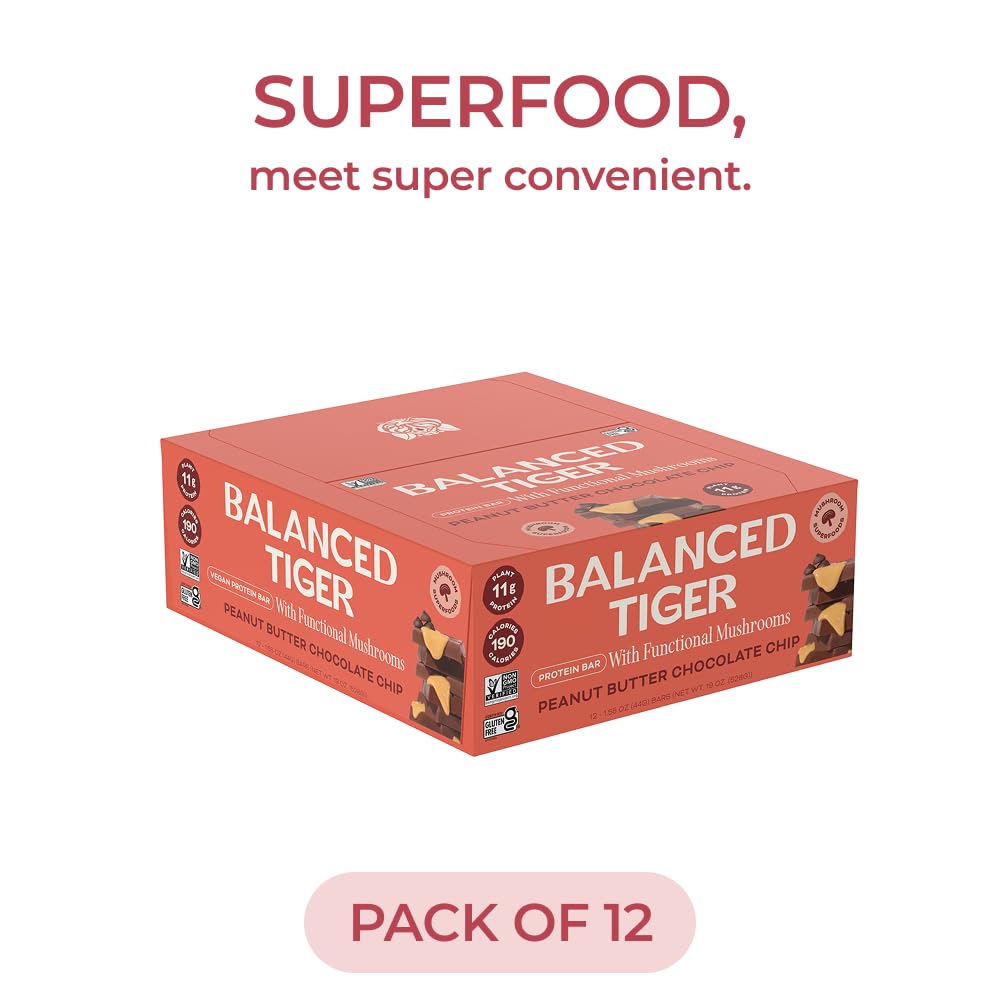 Balanced Tiger final shot emphasizes chocolate peanut butter finish and mushroom blend.