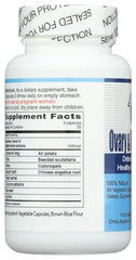 Balanceuticals Ovary & Uterus Clean capsules close-up shows gluten-free supplement form