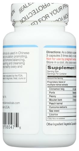 Balanceuticals Ovary & Uterus Clean gluten-free label signals purity and safe ingredients