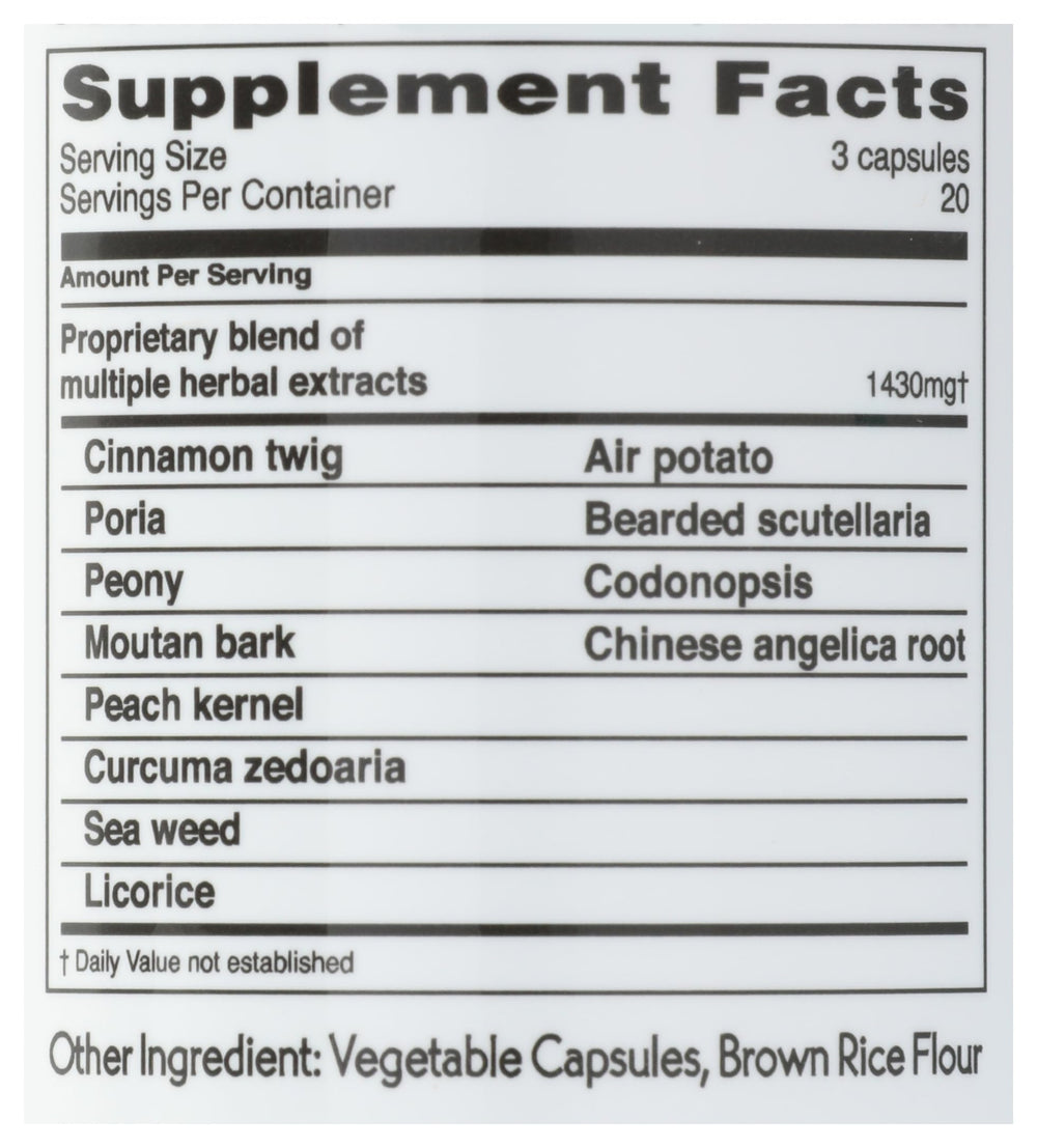 Balanceuticals Ovary & Uterus Clean packaging inset for daily wellness ritual