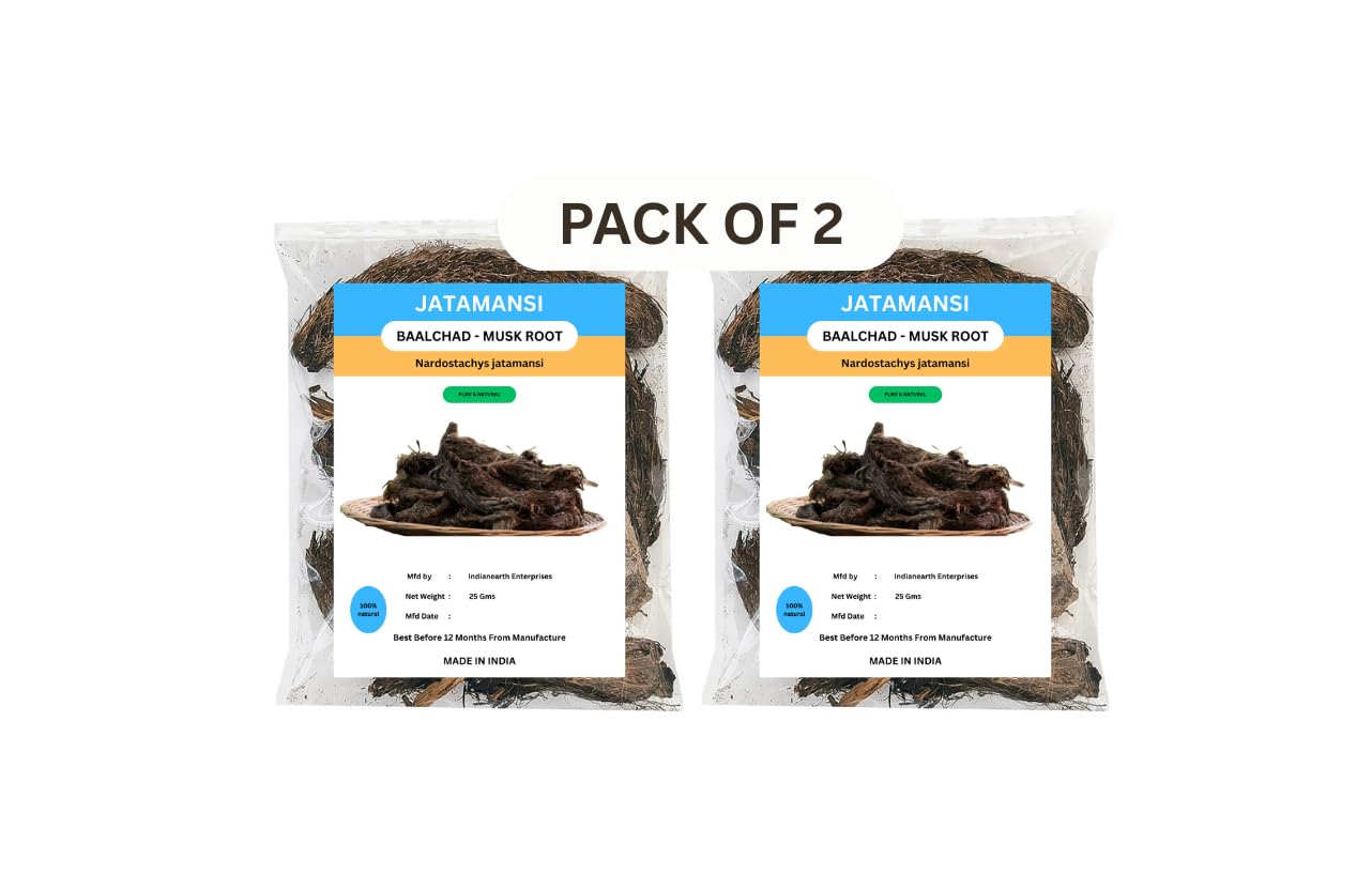 Balchad Jatamansi root close-up reveals earthy fibers and aromatic potential.