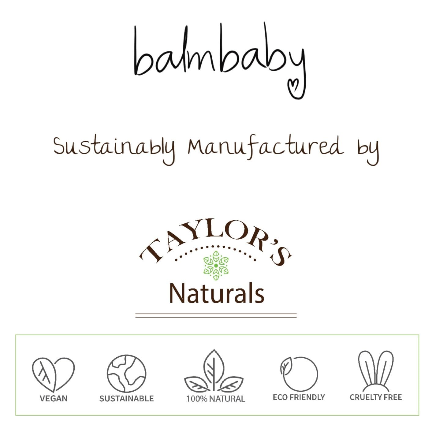 BALM! Baby glass jar with metal lid prevents plastic leaching