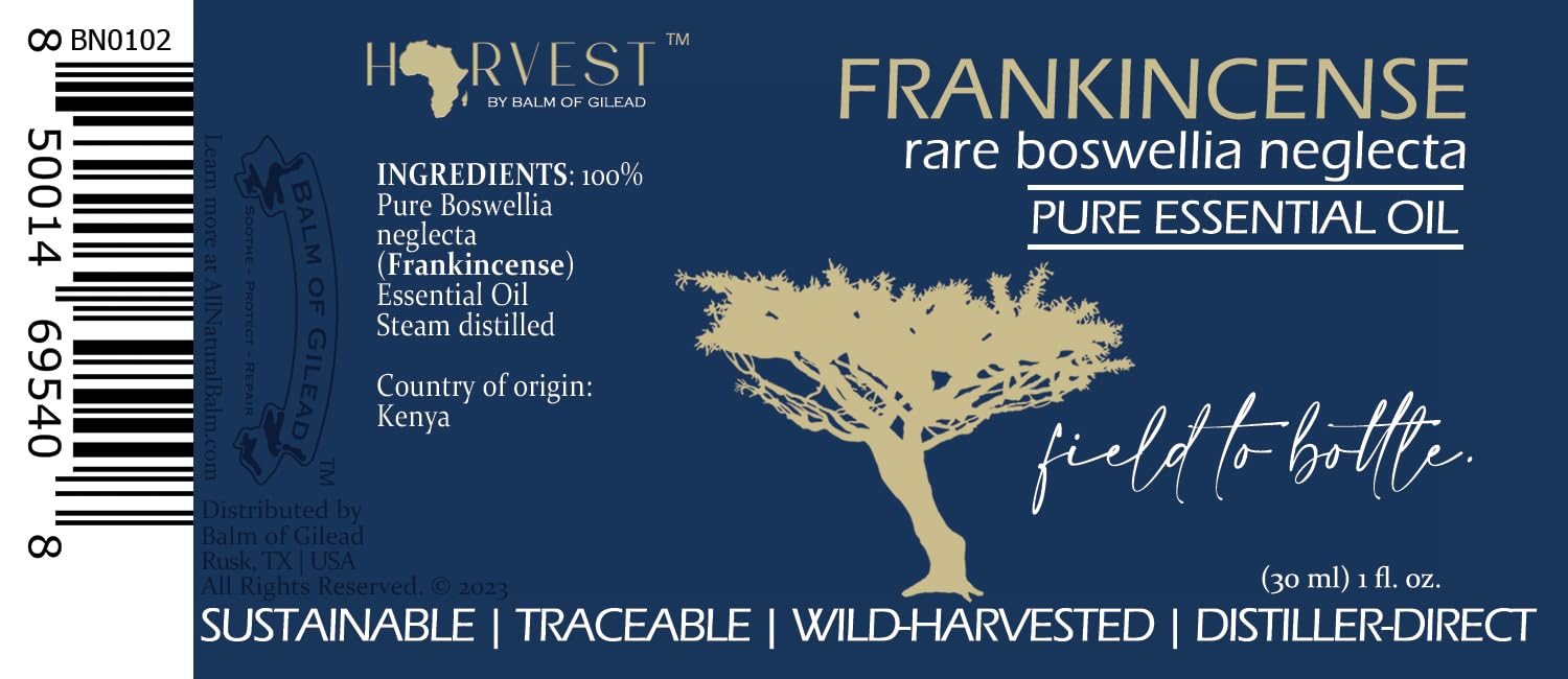 Balm of Gilead Frankincense Oil skin application illustrates luxury skincare ritual