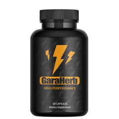 Balmbare GaraHerb capsules bottle front, ready for daily vitality use.