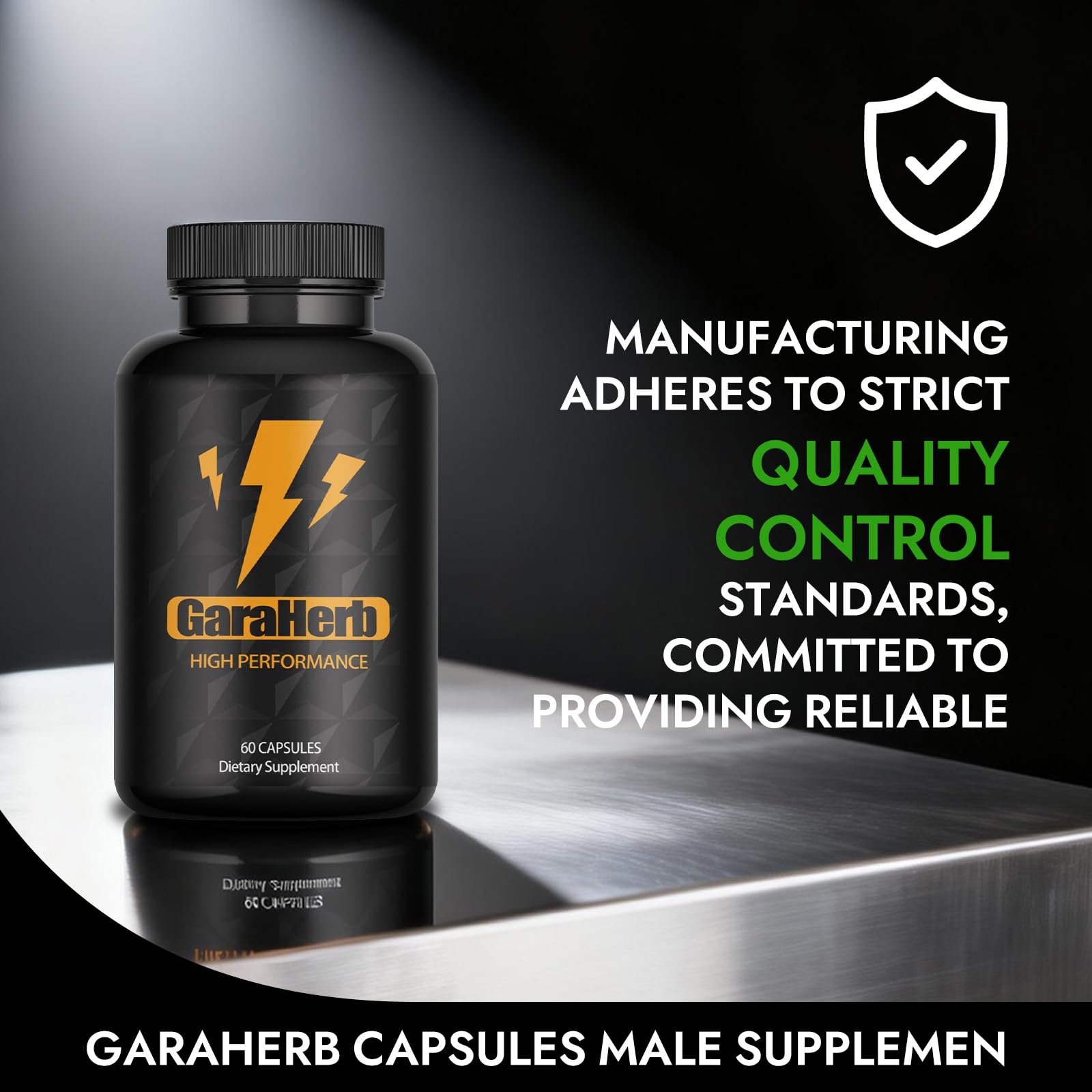Balmbare GaraHerb capsules daily-use, simple routine integration with water.