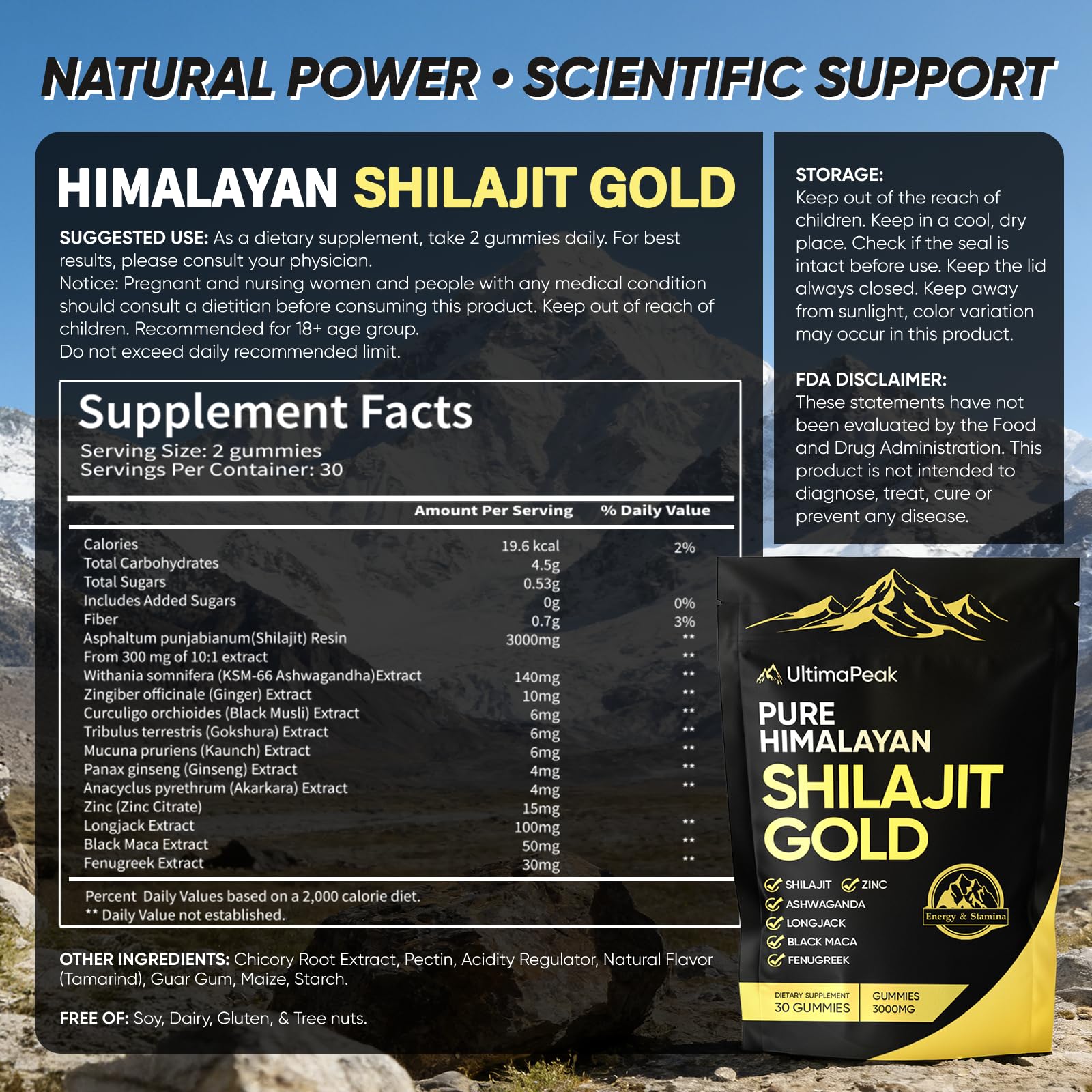 BALMBARE REVIVE GUMMIES UltimaPeak ideal for daily use at home, work, or gym