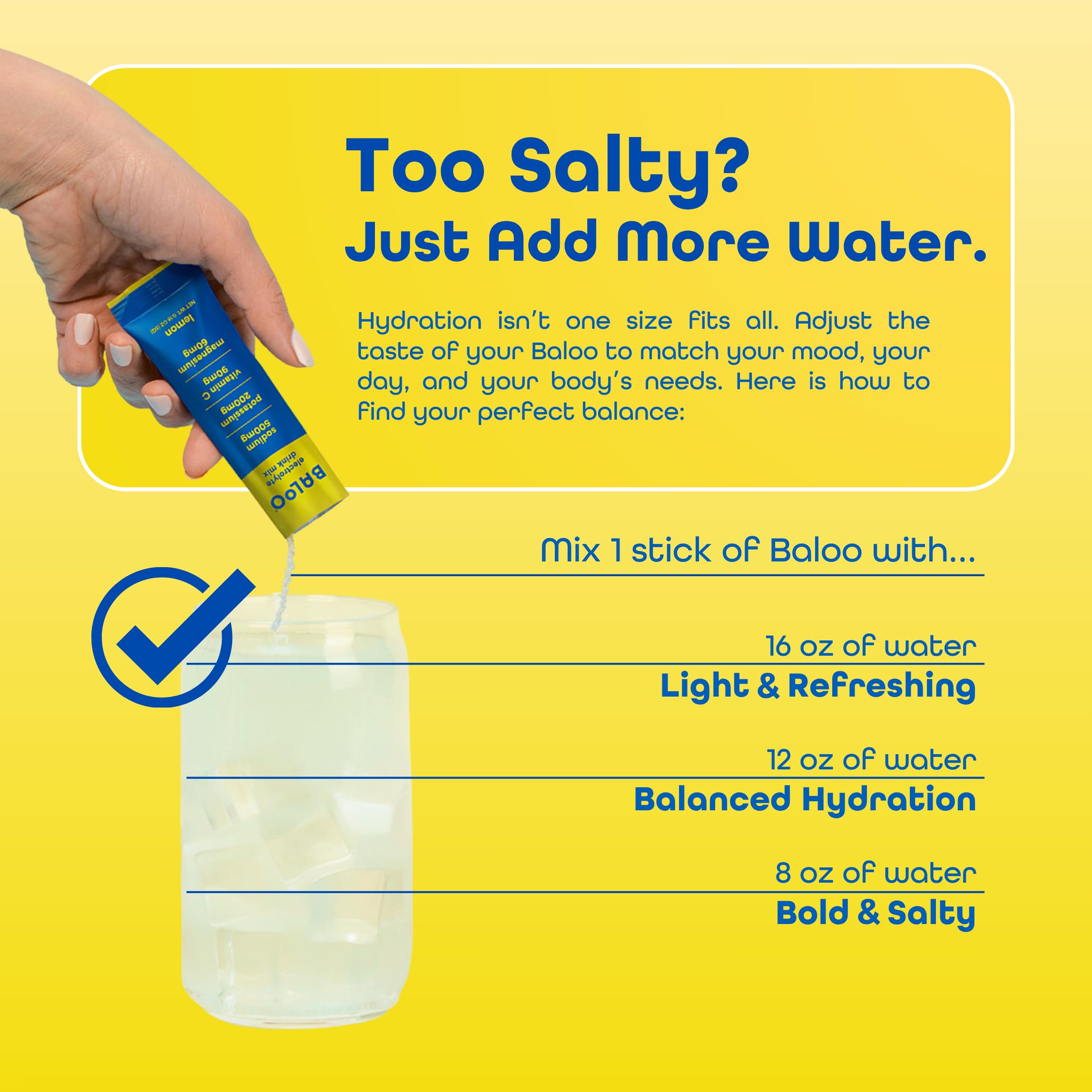 Baloo ingredients sea salt and minerals showcased for natural hydration components.