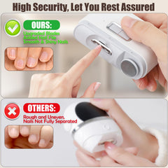 Bangzi nail clipper with light aiding precise trimming in low light.