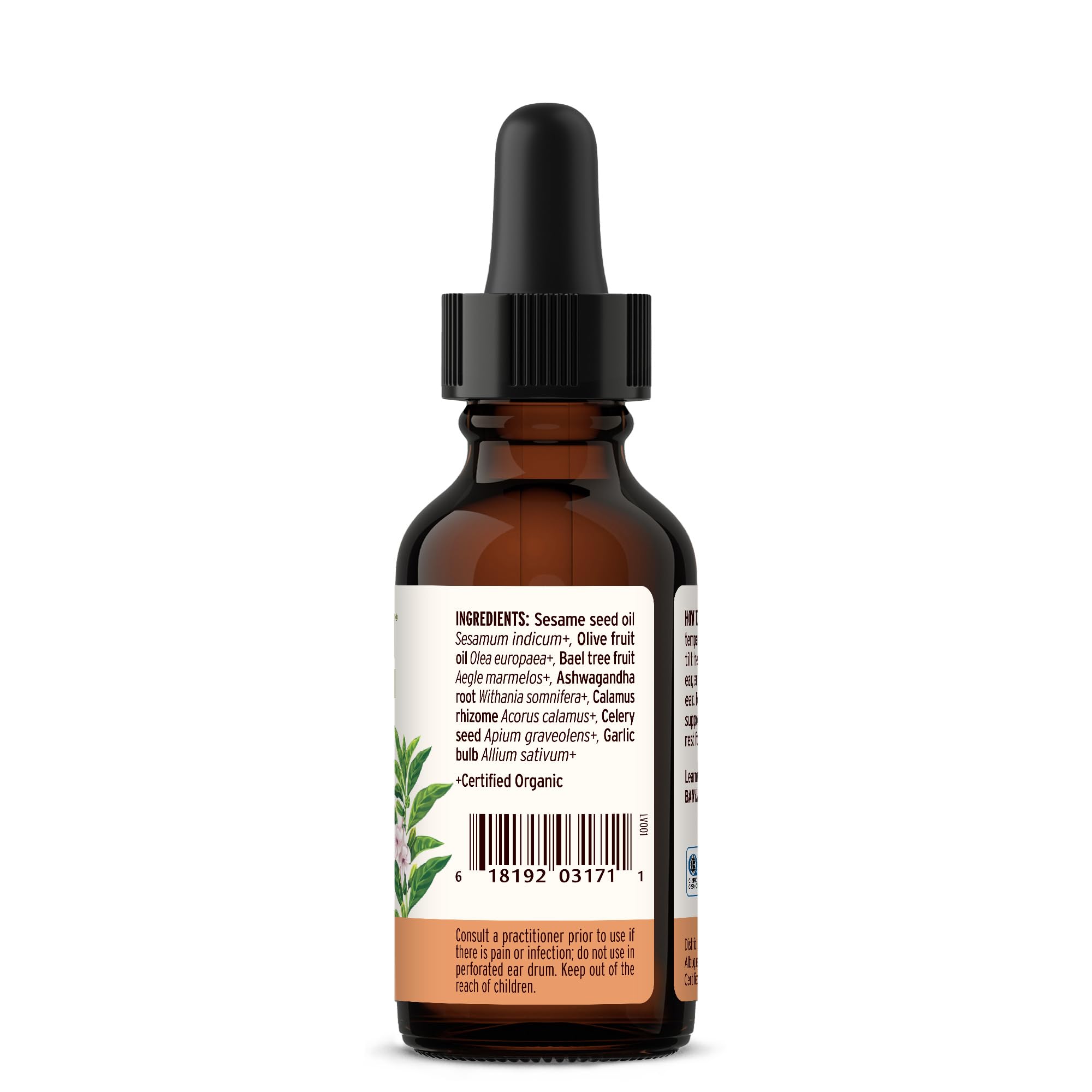 Third-party tested Banyan Botanicals Ear Oil quality and safety badge