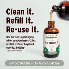 Guduchi Tinospora cordifolia in Banyan Massage Oil for balance