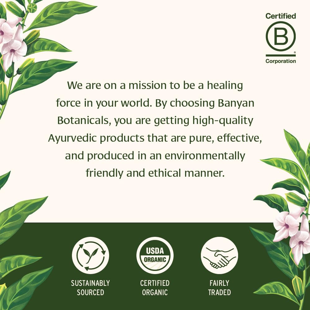 Banyan Botanicals Healthy Skin eco-packaging indicating sustainability
