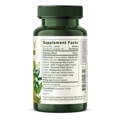 Banyan Botanicals I Sleep Soundly packaging front emphasizes organic, non-GMO credentials.