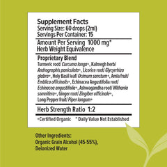 Dropper dispensing Banyan Botanicals Immune Strong liquid extract