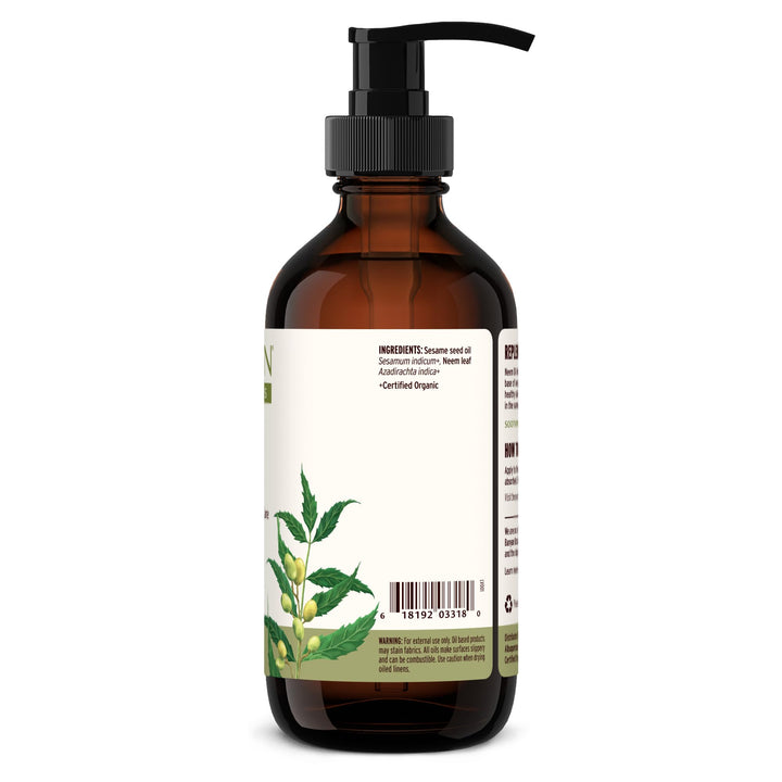 Banyan Botanicals Neem Oil third-party testing seal ensures quality