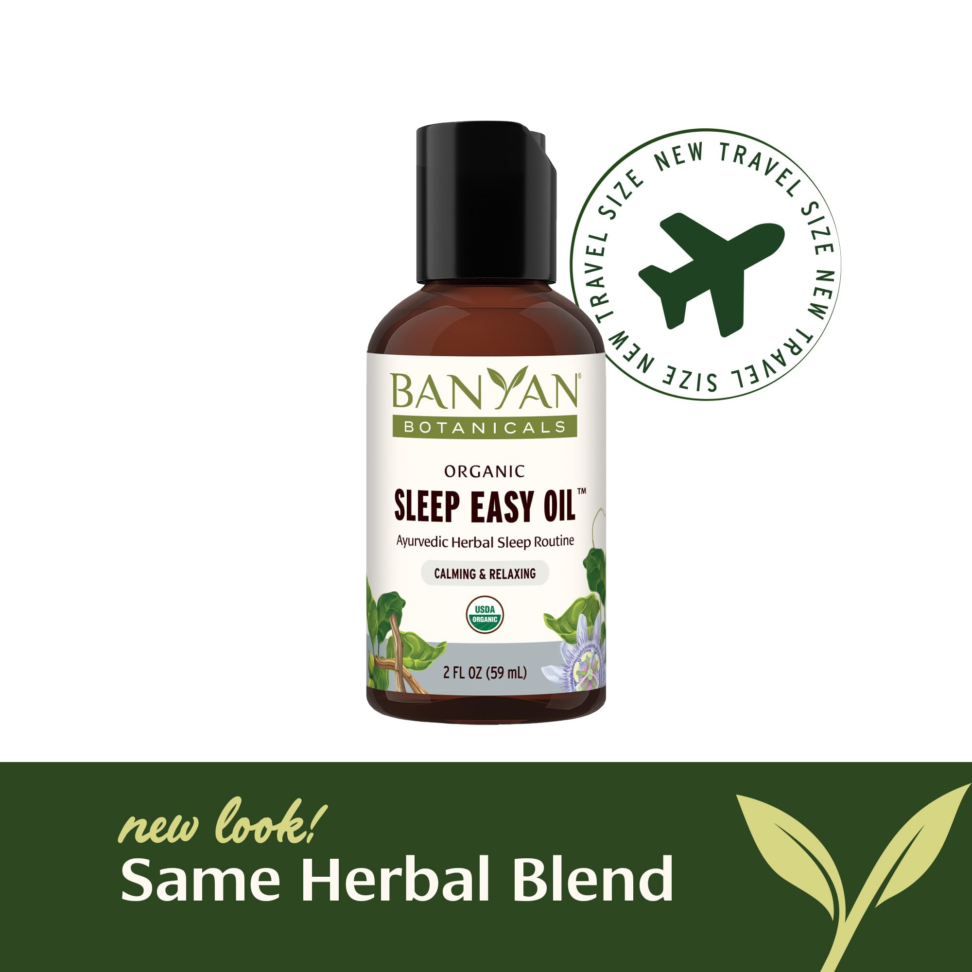 Banyan Botanicals Sleep Easy Oil massage action showing soothing strokes.