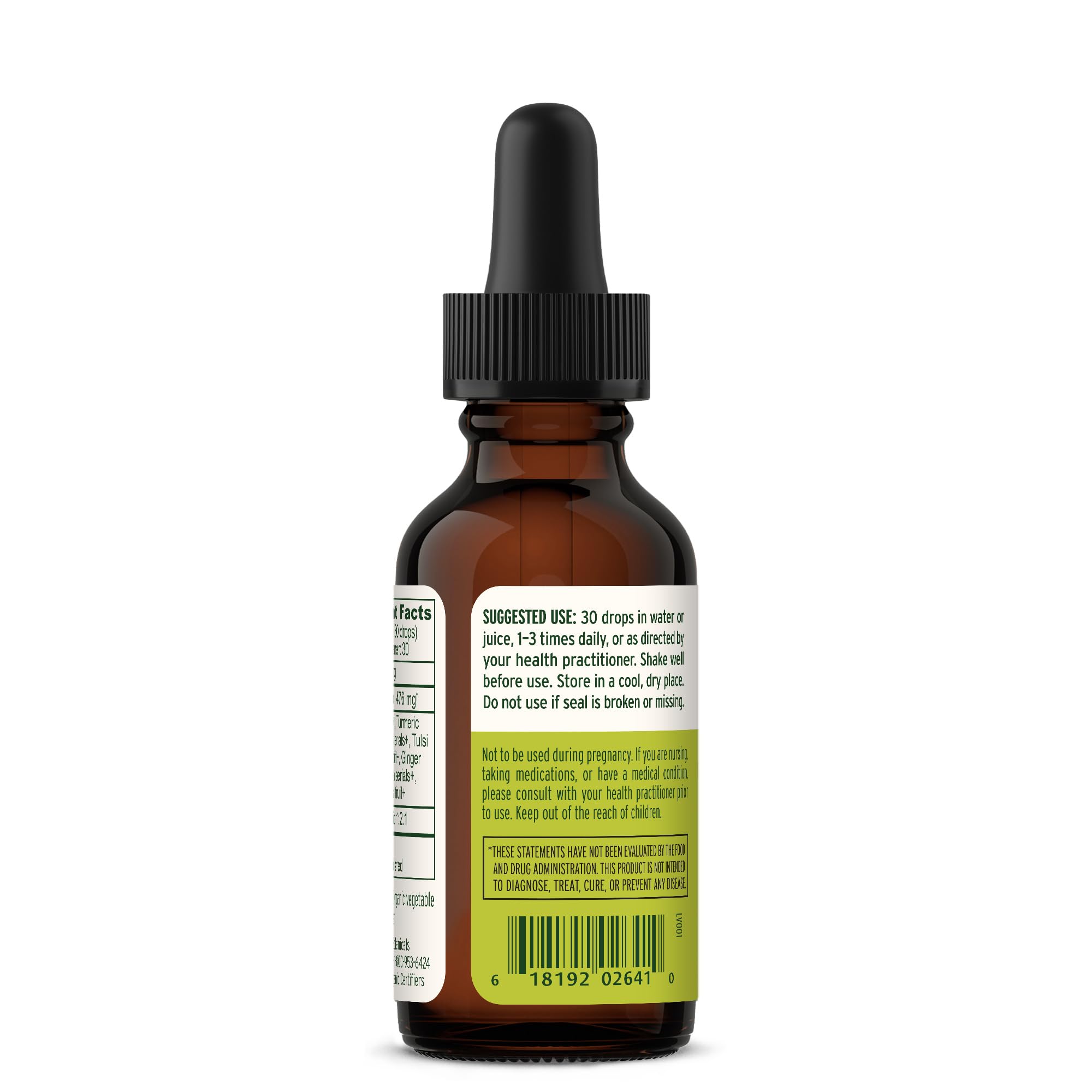 Banyan Botanicals Travel Well 1 oz bottle with dropper for dosing.