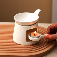 BAOBYAO ceramic oil burner bowl shown for wax or oil use