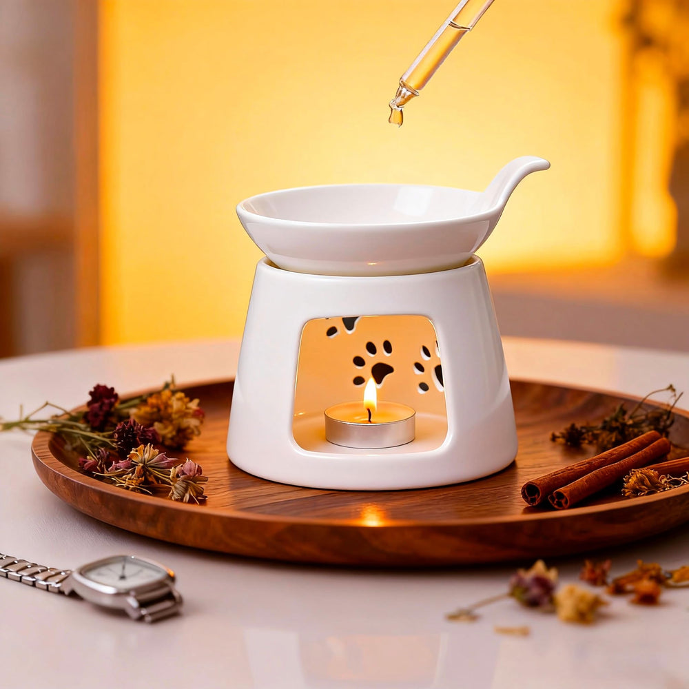 BAOBYAO elegant white ceramic finish complements any decor