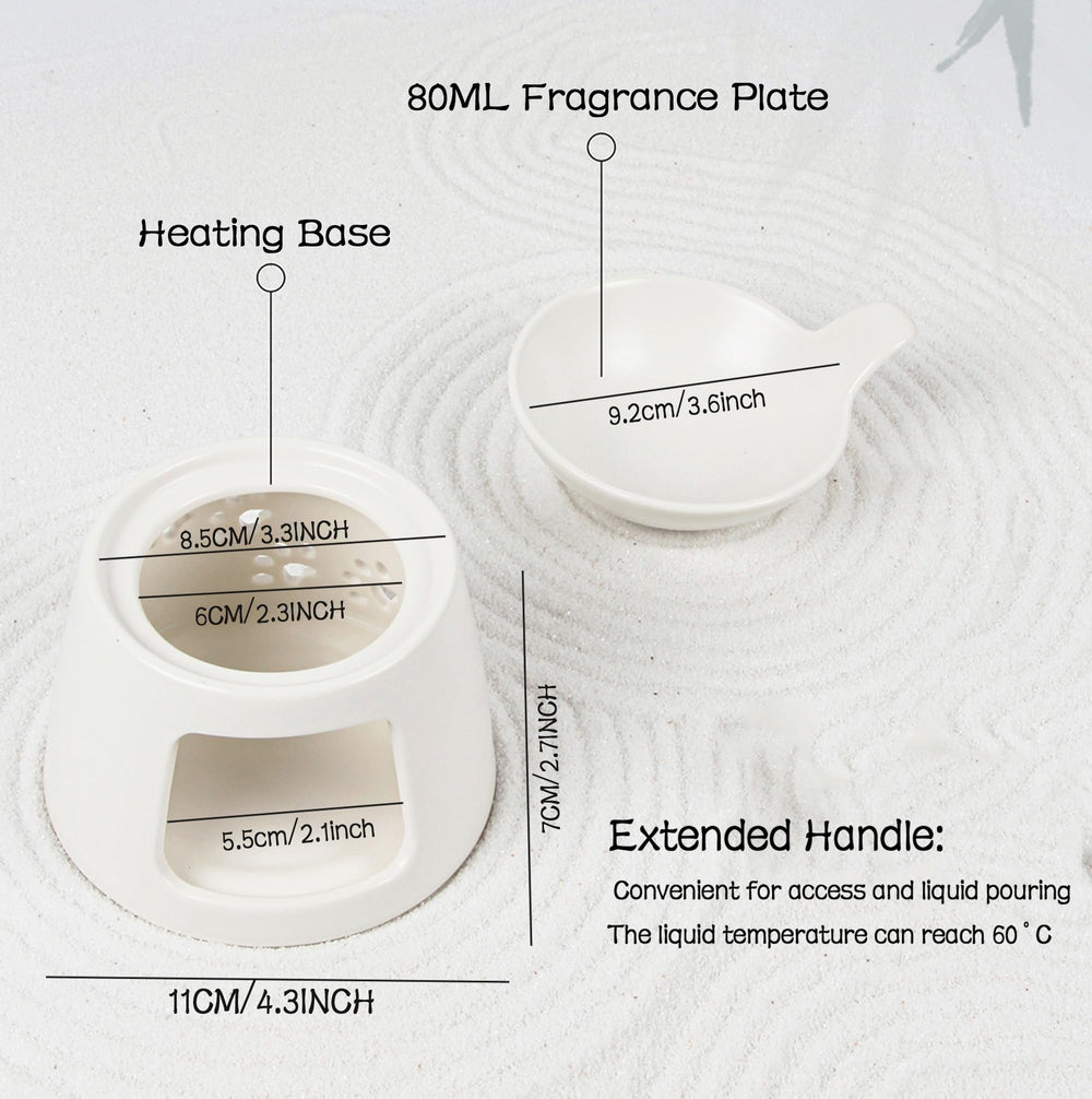BAOBYAO tea light warmer heating wax for cozy ambiance