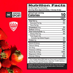 Bare Performance Nutrition BPN strawberry flavor glass showing refreshing hydration after training