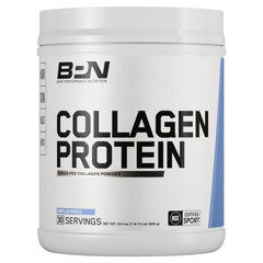 Bare Performance Nutrition BPN collagen protein unflavored 30 servings tub supports hair, skin, and joints.