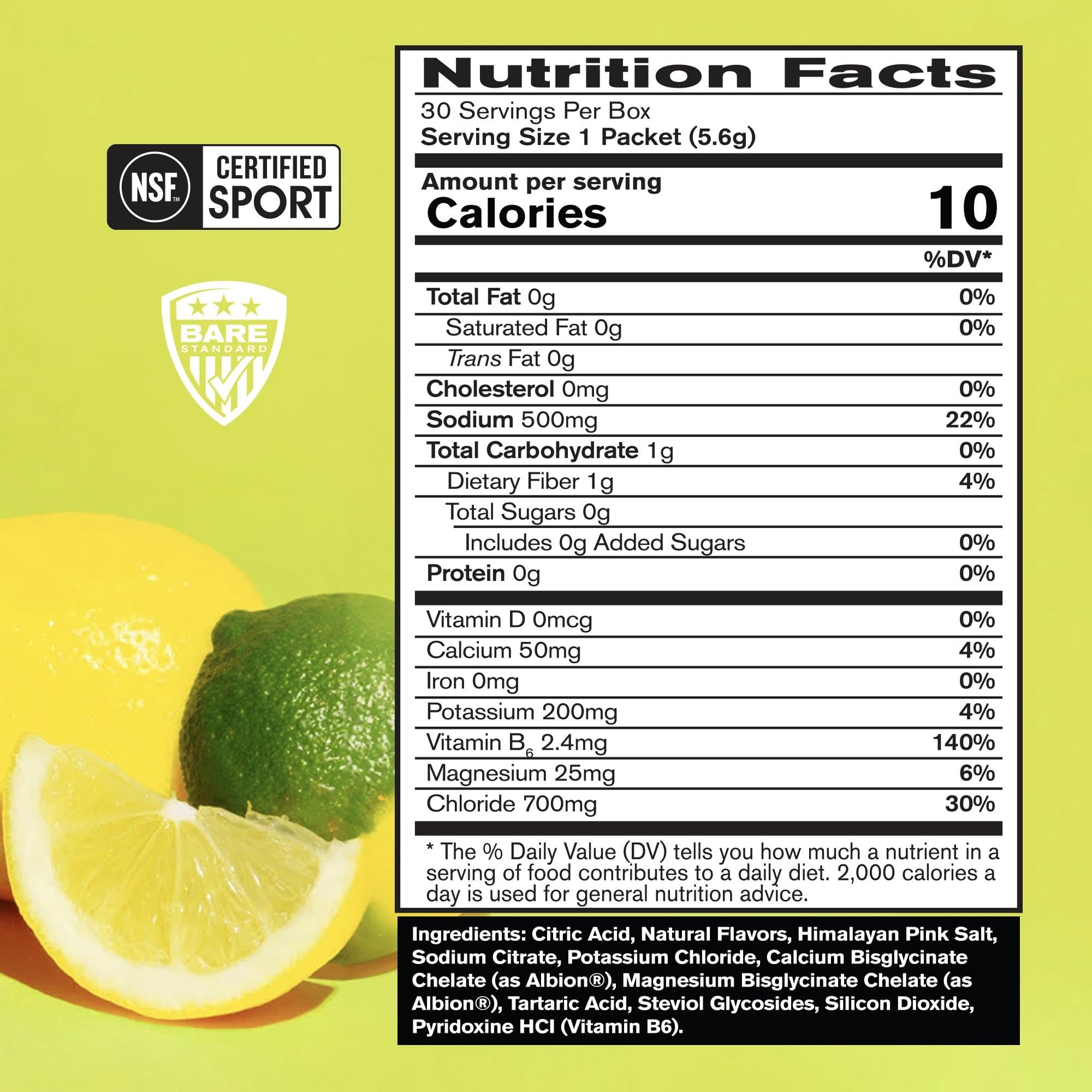 BARE PERFORMANCE NUTRITION BPN Electrolytes Go Packs single packets for precise hydration during workouts.
