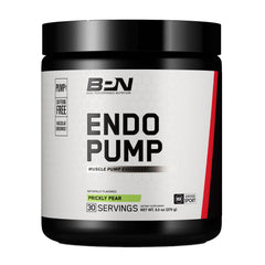 BARE PERFORMANCE NUTRITION Endo Pump bottle front highlights caffeine-free pump support