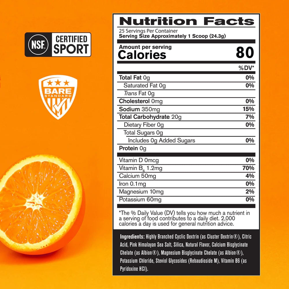 BARE PERFORMANCE NUTRITION BPN G.1.M Go One More Sport cluster-dextrin carbs for steady energy.